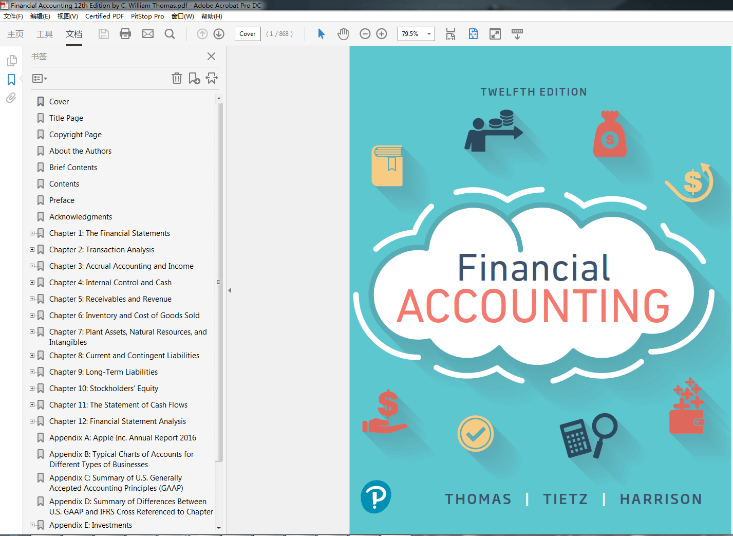 Financial Accounting 12th Edition by C. William Thomas (PDF Instant Download)