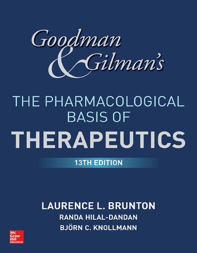 Goodman & Gilman's : : The Pharmacological Basis of Therapeutics / (PDF Instant Download)