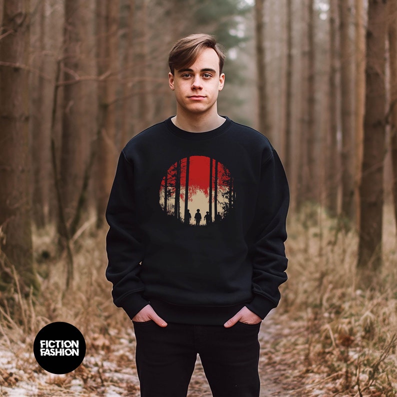 STRANGER THINGS Inspired Sweatshirt, Netflix TV Show Unisex Sweater, Gift for Film Lovers, Science Fiction, Unisex Heavy Blend Sweatshirt For Men And Women