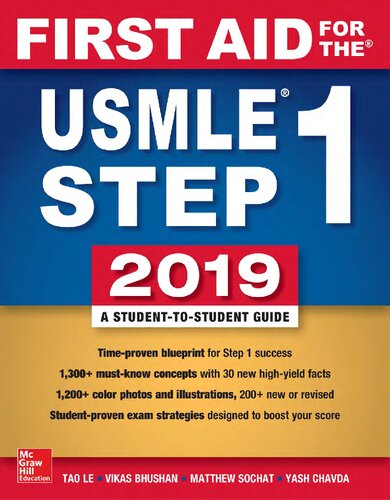 First aid for the USMLE step 1 2019 : a student-to-student guide (PDF Instant Download)