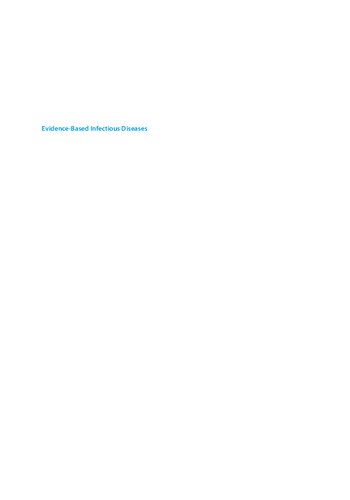 Evidence-Based Infectious Diseases (PDF Instant Download)