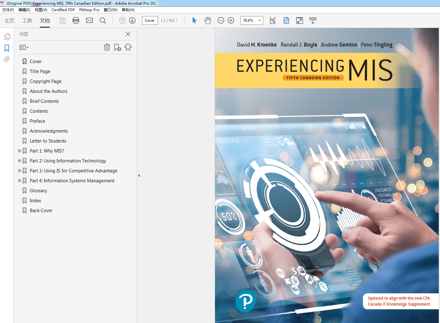 Experiencing MIS, 5th Canadian Edition by David M. Kroenke (PDF Instant Download)