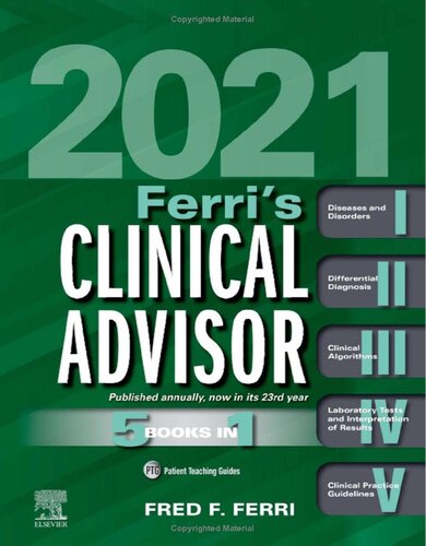 Ferri's clinical advisor 2021 (PDF Instant Download)