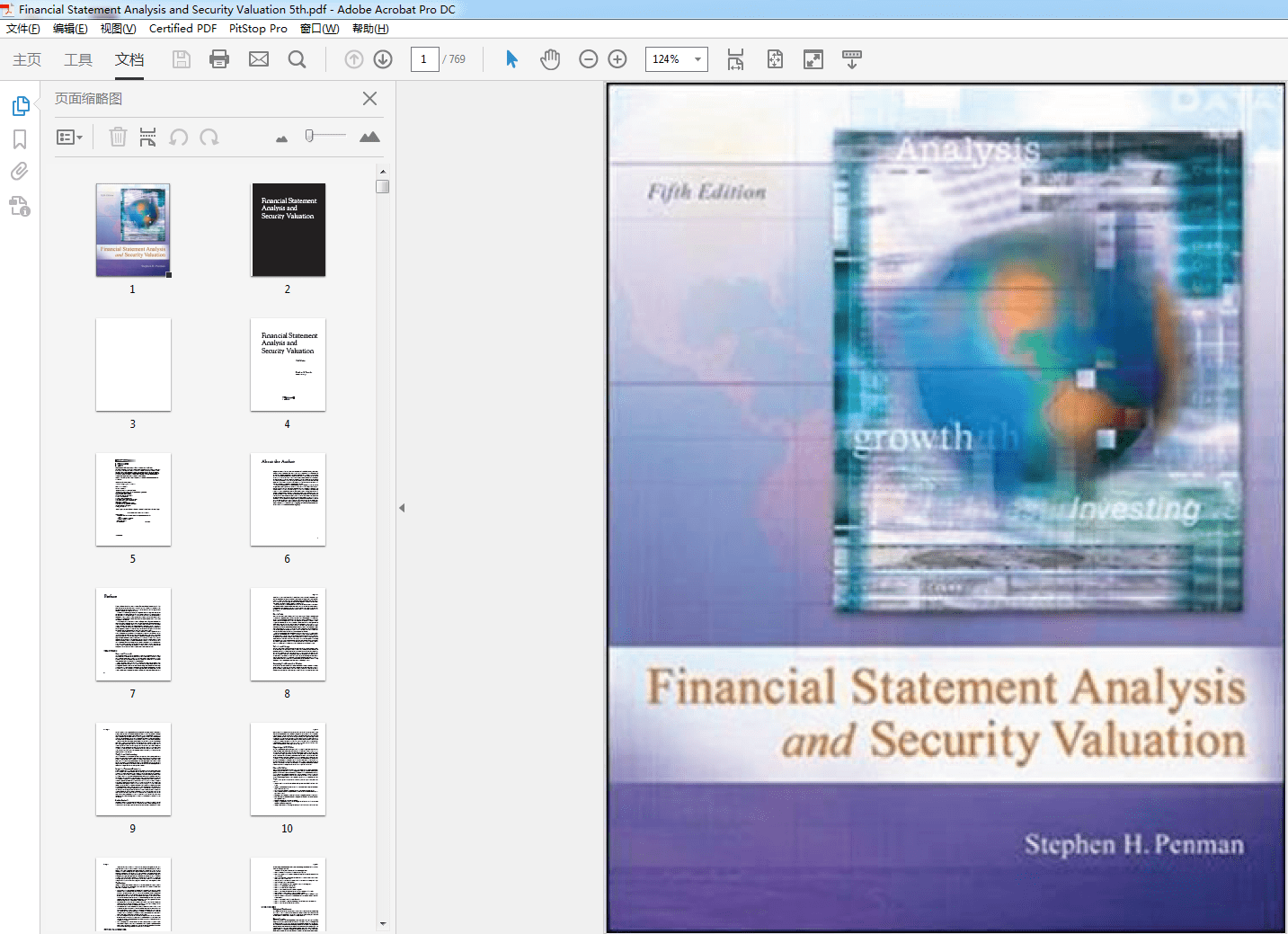 Financial Statement Analysis and Security Valuation 5th Edition (PDF Instant Download)