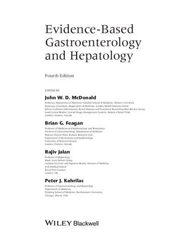 Evidence-Based Gastroenterology and Hepatology (PDF Instant Download)