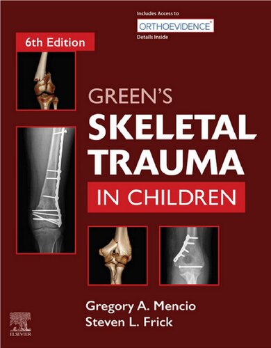 Green 39's Skeletal Trauma in Children (PDF Instant Download)
