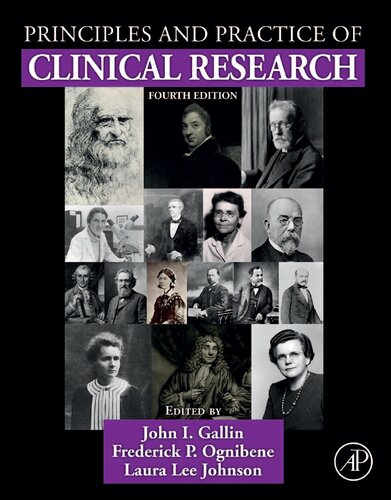 Principles and Practice of Clinical Research (PDF Instant Download)