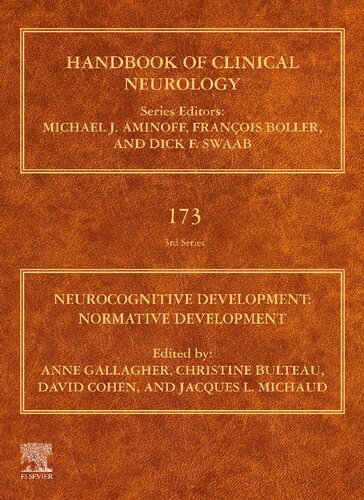 Neurocognitive Development: Normative Development, 173 (PDF Instant Download)
