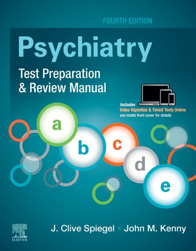 Psychiatry. Test Preparation & Review Manual (PDF Instant Download)