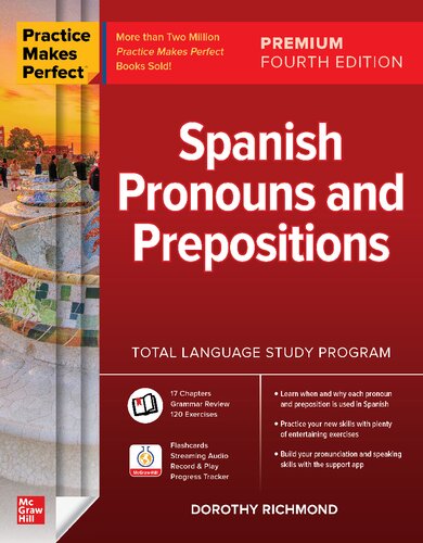 Practice Makes Perfect: Spanish Pronouns and Prepositions, (PDF Instant Download)