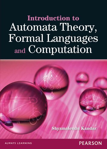 Introduction to Automata Theory, Formal Languages and Computation (PDF Instant Download)