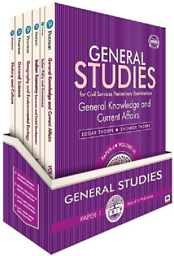 General Studies for Civil Services Preliminary Examination 2019 6 Volume Set (PDF Instant Download)