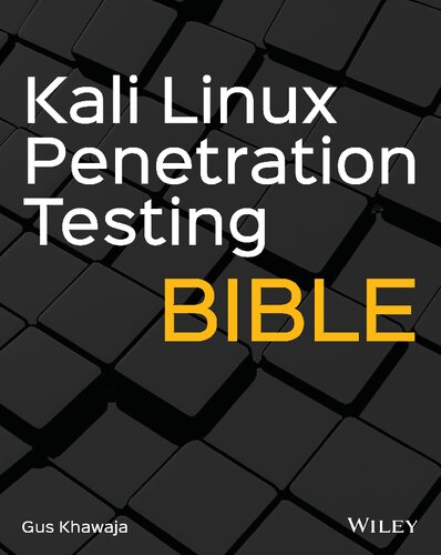Kali Linux Penetration Testing Bible (PDF Instant Download)