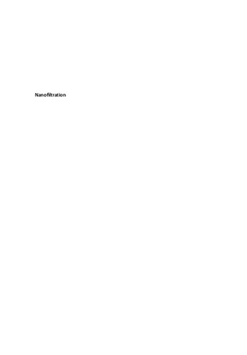 Nanofiltration, 2 Volume Set: Principles, Applications, and New Materials (PDF Instant Download)