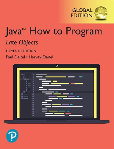 Java How to Program, Late Objects, Global Edition (PDF Instant Download)