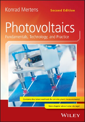 Photovoltaics: Fundamentals, Technology, and Practice (PDF Instant Download)