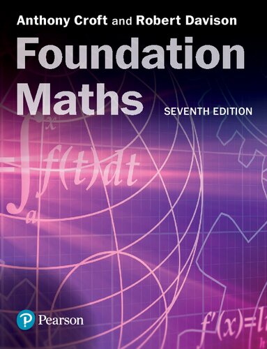 Foundation Maths (PDF Instant Download)