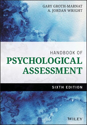 Handbook of Psychological Assessment (PDF Instant Download)