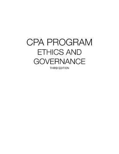 Ethics And Governance (PDF Instant Download)