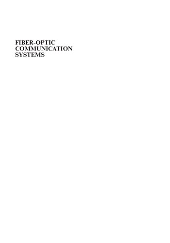Fiber-Optic Communication Systems (PDF Instant Download)