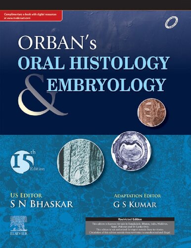 Orban's Oral Histology & Embryology (PDF Instant Download)
