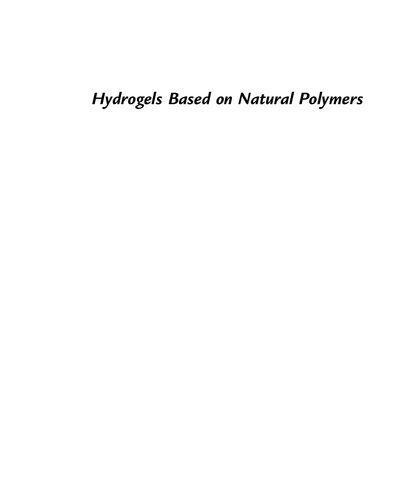 Hydrogels Based on Natural Polymers (PDF Instant Download)