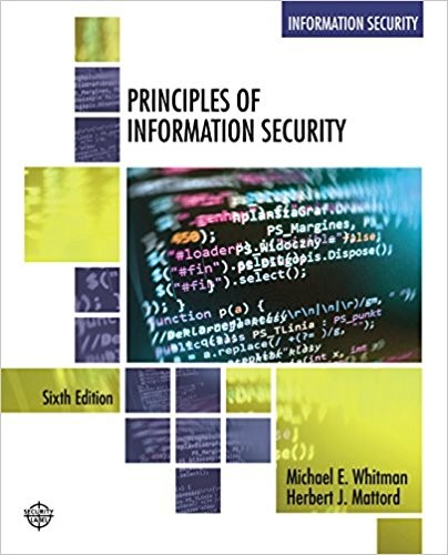 Principles of Information Security 6th by Michael E. Whitman (PDF Instant Download)