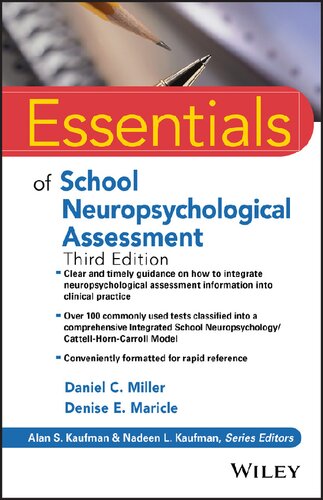 Essentials of School Neuropsychological Assessment (PDF Instant Download)