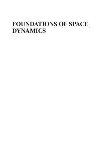 Foundations of Space Dynamics (PDF Instant Download)