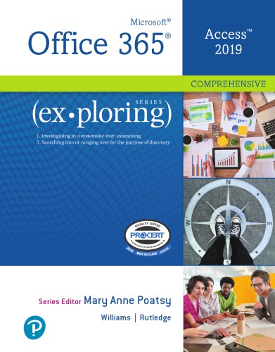 Exploring Microsoft Access 2019 Comprehensive (PDF Instant Download)