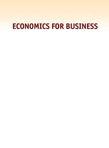 Economics For Business (PDF Instant Download)