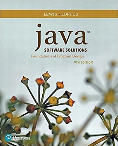 Java Software Solutions 9th Edition by John Lewis (PDF Instant Download)