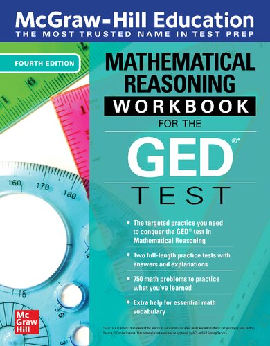 Mathematical Reasoning Workbook for the GED Test (PDF Instant Download)