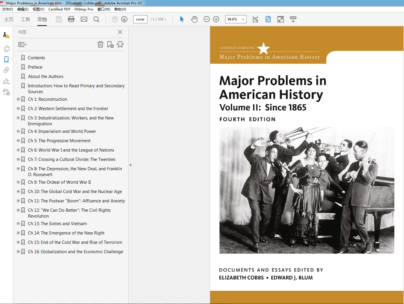 Major Problems in American History, Volume II: 2 4th Edition (PDF Instant Download)