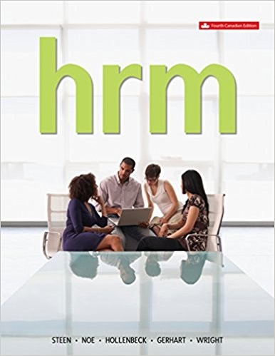 Human Resource Management 4th Canadian Edition by Sandra Steen (PDF Instant Download)