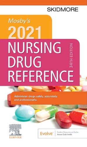 Mosby's 2021 Nursing Drug Reference (PDF Instant Download)