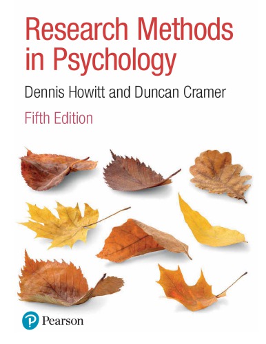 Introduction to research methods in psychology (PDF Instant Download)