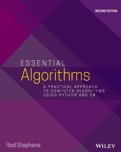 Essential algorithms: a practical approach to computer algorithms using Python and C# (PDF Instant Download)