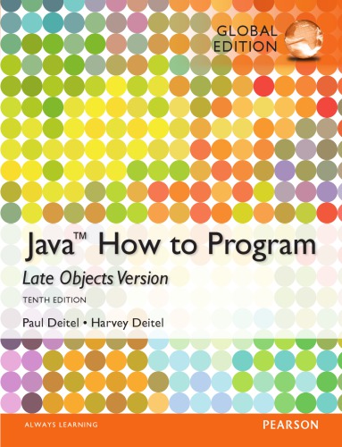 Java: how to program: late objects version (PDF Instant Download)