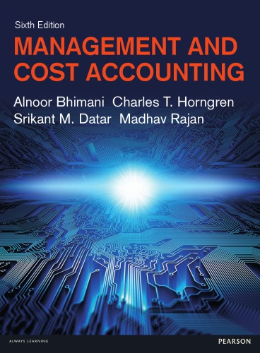 Management and cost accounting [Hauptbd.] (PDF Instant Download)