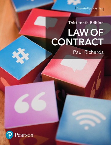 Law of contract (PDF Instant Download)