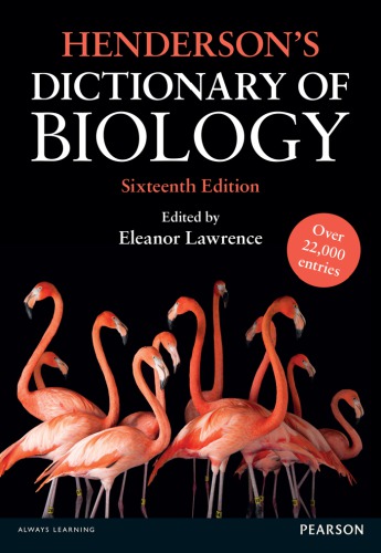 Henderson's dictionary of biological (PDF Instant Download)