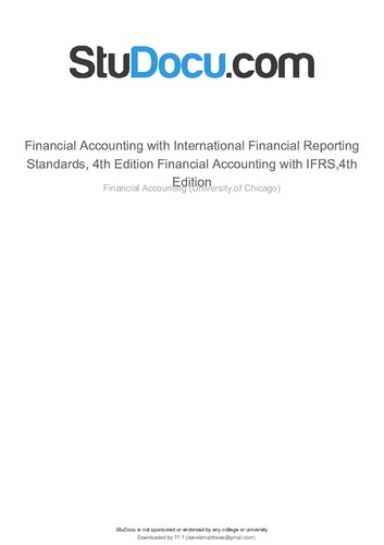 Financial Accounting with International Financial Reporting Standards 4/e (PDF Instant Download)