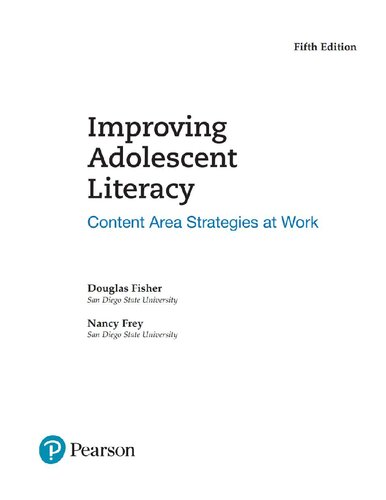 Improving Adolescent Literacy: Content Area Strategies at Work (PDF Instant Download)
