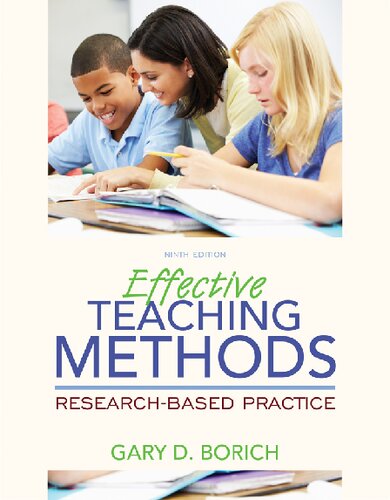 Effective Teaching Methods Research-Based PRactice (PDF Instant Download)