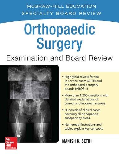 Orthopaedic Surgery Examination and Board Review (PDF Instant Download)
