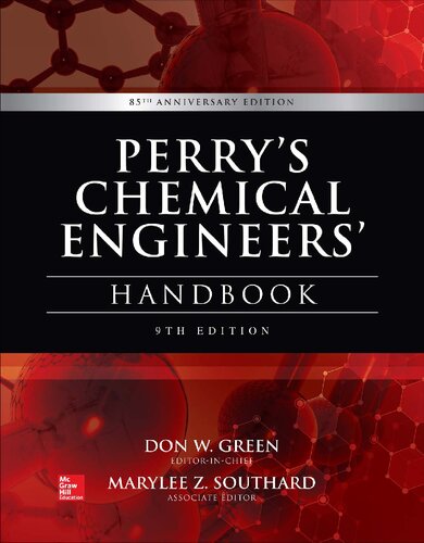 PERRY'S CHEMICAL ENGINEERS' HANDBOOK. (PDF Instant Download)
