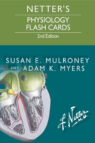 Netter's Physiology Flash Cards (PDF Instant Download)