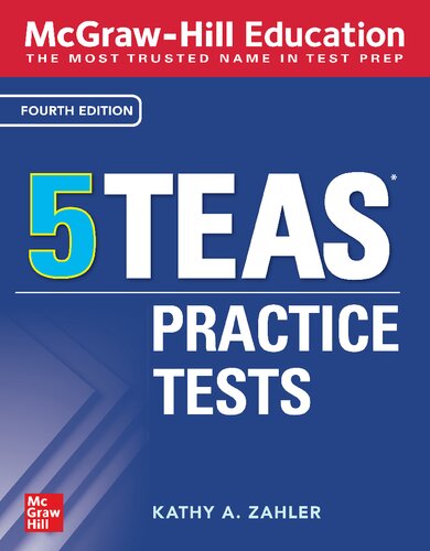 Mcgraw-hill education 5 teas practice tests, (PDF Instant Download)