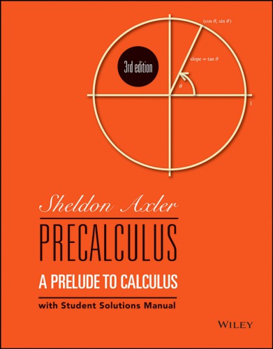 Precalculus. A prelude to calculus (PDF Instant Download)
